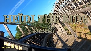 Heïdi the ride on ride Plopsaland 2024 [upl. by Frank]