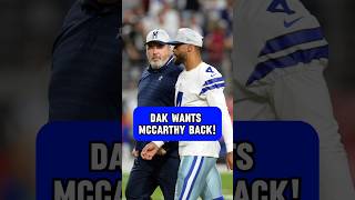 Dak Prescott Says He WANTS Mike McCarthy Back As Cowboys Head Coach In 2025 [upl. by Aborn]