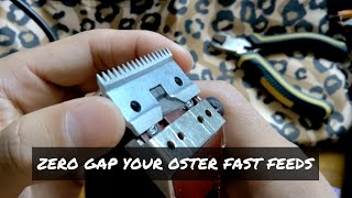 how to ZERO GAP Oster Fast Feeds Simple indepth STEP BY STEP [upl. by Hrutkay]