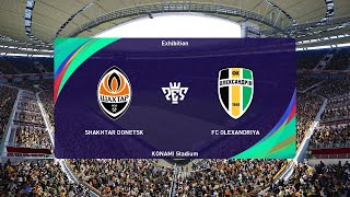 Shakhtar Donetsk vs Oleksandria 29102022 Ukrainian Premier League PES 2021 [upl. by Yrram663]