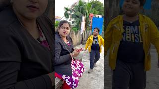 নাও এবার ঠেলা সামলাও 🤣 youtubeshorts funnyvideo comedyvideo funnyreels sampasuvranillifestyle [upl. by Fiester]