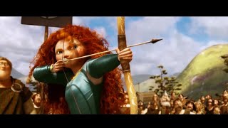 👸 Princesses Merida Archery Scene  Brave Movie [upl. by Ecidnac333]