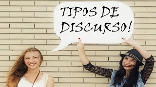 TIPOS DE DISCURSO NO TEXTO NARRATIVO [upl. by Cullan647]