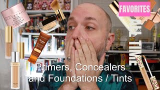 All Time Favorites Complexion Primers Face Tints Foundations Concealers Unsolicited EyeVice [upl. by Dao]