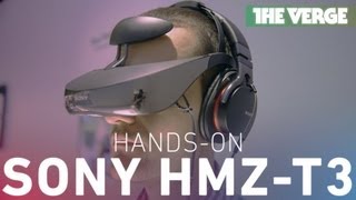 Sony HMZT3 handson [upl. by Annhej]