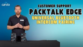 Packtalk Edge Universal Bluetooth Intercom Pairing Customer Support Edition [upl. by Islek]