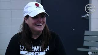 Stillwater Ponies Girls Hockey Coach Annie Cashman [upl. by Oigres]