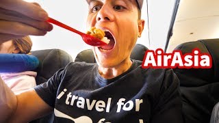 AirAsia FOOD REVIEW  Flying From Bangkok to Denpasar Bali [upl. by Norek769]