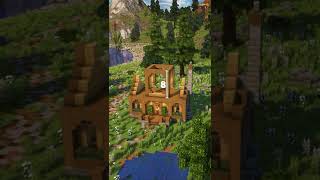 How to Build a Woodland Cottage House in Minecraft [upl. by Pigeon455]