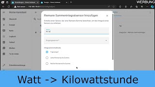 ⚡Leistung W in Energie kWh umrechnen  Home Assistant  ElektrikTrick [upl. by Airotcivairam935]