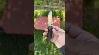 Damasteel VBRS 😍 vargaknives vargaknife damasteel mokuti fatcarbon shorts pocketknife [upl. by Kier]