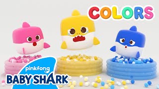 🎨NEW Colorful Cube Sharks Doo Doo Doo  Baby Shark Toy Song  Baby Shark Official [upl. by Cleodell]