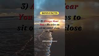 6 sign how to know if a guy likes you in school boys facts shorts subscribe [upl. by Akeemaj]