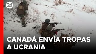 Canadá envía tropas a Ucrania para la guerra contra Rusia [upl. by Seldan249]