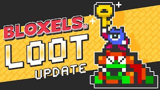 The LOOT Update Enemies now drop keys coins health in Bloxels 292 [upl. by Anirtik]