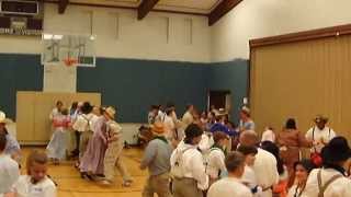 The Church of Jesus Christ of Latter Saints Mormon LDS Pioneer Dance 4 2013 Fay NC Stake Troop 717 [upl. by Enyawal]