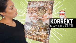 Maybelline Adventskalender Unboxing 2020  Dann schauen wir mal [upl. by Naginnarb]