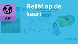 Aardrijkskunde  Reliëf op de kaart [upl. by Arlee]