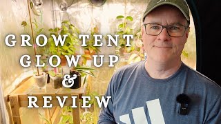 Mars Hydro Grow Tent  reset review and organizing plants [upl. by Peh]