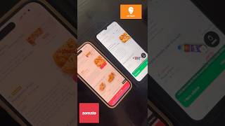 Swiggy VS Zomato youtubeshorts shortsfeed entertainment funny fun food challenge shorts [upl. by Essirehs]