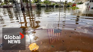 Hurricane Helene Multiple people dead as powerful storm pummels Florida [upl. by Rehpotirhc128]