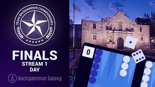 FINALS Stream 1 2024 Texas Backgammon Championships  Championship Division Main amp Jackpots [upl. by Schlesinger]