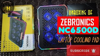 Unboxing of Zebronics NC6500D Laptop Cooling Pad within best price range viral trending subscribe [upl. by Ceciley599]