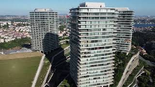 Besikstas Zorlu Center and Sisli by Drone 4k Istanbul Turkey [upl. by Oigaib191]