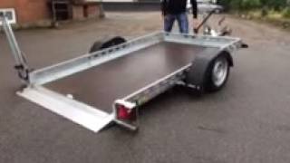 Unsinn AS 2600 Motorcykel Trailer m bremser [upl. by Elmira]