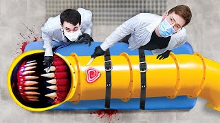 SLIDE EATER bekommt 1 NEUES HERZ OPERATION mit DROHNE wegen DOKTOR KMAN und FLEXI [upl. by Alomeda]