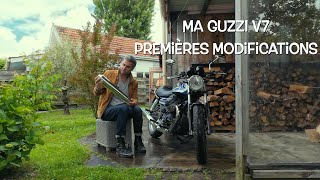 Premières modifications sur ma Guzzi V7 Special [upl. by Olinad]