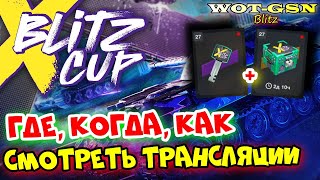 💥ГДЕ КОГДА и КАК СМОТРЕТЬ💥Трансляции quotBlitz X Cupquot в WoT Blitz 2024  WOTGSN [upl. by Gilud]