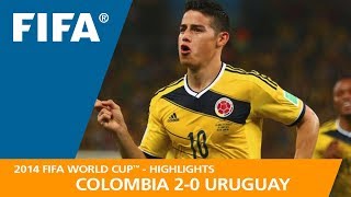 Colombia v Uruguay  2014 FIFA World Cup  Match Highlights [upl. by Allit]