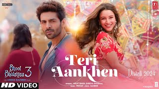 Bhool Bhulaiyaa 3 Song  Teri Aankhen  Kartik Aaryan Tripti Dimri  Bhool Bhulaiyaa 3 Trailer [upl. by Shellie]