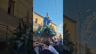 SAnNicolaDeLegistis MARIASSMADELROSARIO MomentiProcessionali2 festa2024 fiestas Festivals45 [upl. by Ardell]