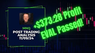 Successfully Passed Apex 50k Evaluation Made 373 28 Trading Mnq Futures Market With Quantvue [upl. by Suirtemed]