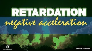 Retardation Negative acceleration in mathematics physics explained  deceleration explained [upl. by Kenn]