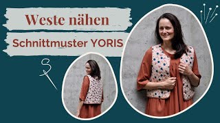 Weste nähen mit Schnittmuster YORIS [upl. by Lanti386]