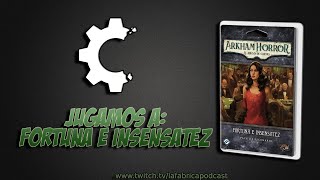 Partida a Arkham Horror LCG Fortuna e Insensatez [upl. by Syhr961]