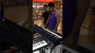 Talented Filipino youth playing Kumukutitap at the mall this Christmas [upl. by Bethesde]