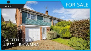 Walkthrough property video tour of 84 Cefn Graig  Rhiwbina [upl. by Jet]