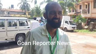 Goan Reporter News Joseph ZP Candidate comments on Benaulim ZP Bypolls Voting Day [upl. by Bauer]