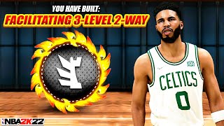 NEW 68quot JAYSON TATUM FACILITATING 3LEVEL 2WAY PG BUILD ON NBA 2K22 NEXT GEN [upl. by Euphemiah]