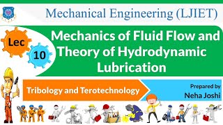 L 10 Theory of Hydrodynamic Lubrication  Tribology and Terotechnology  Mechanical [upl. by Ahsiuqel829]