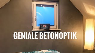 Wand mit Betonoptik  Alpina Farbrezepte Beton Art  Anleitung  Tutorial [upl. by Ringo145]