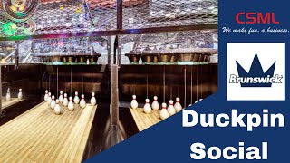 Brunswick Bowling  Duckpin Social  CSML [upl. by Isiad]