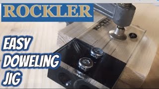 Rockler dowel jigquick review and first time use [upl. by Elrebma]