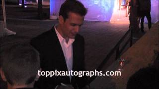 Gabriel Macht  Signing Autographs at USA Network Upfronts in NYC [upl. by Jacoba295]