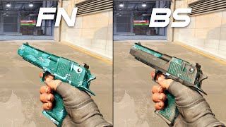 CS2 Desert Eagle  Midnight Storm  Skin showcase all floats 4K60FPS [upl. by Anemaj]