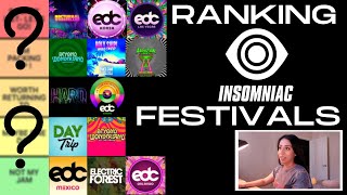 RANKING INSOMNIAC FESTIVALS 👁‍🗨 [upl. by Brian122]